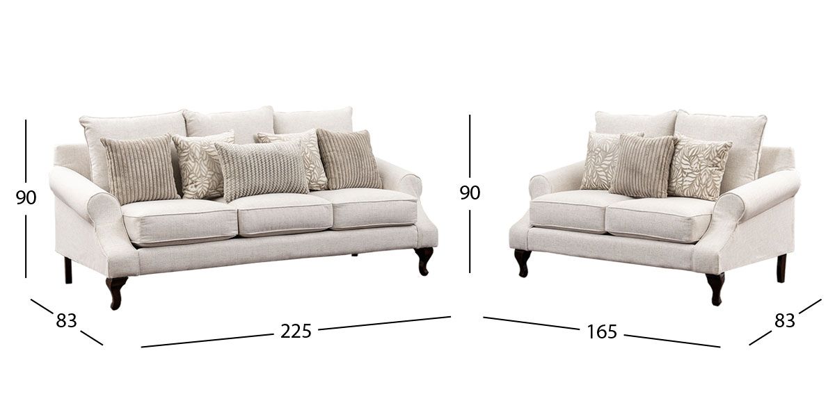 Sala James Fiora Ecru Blanco