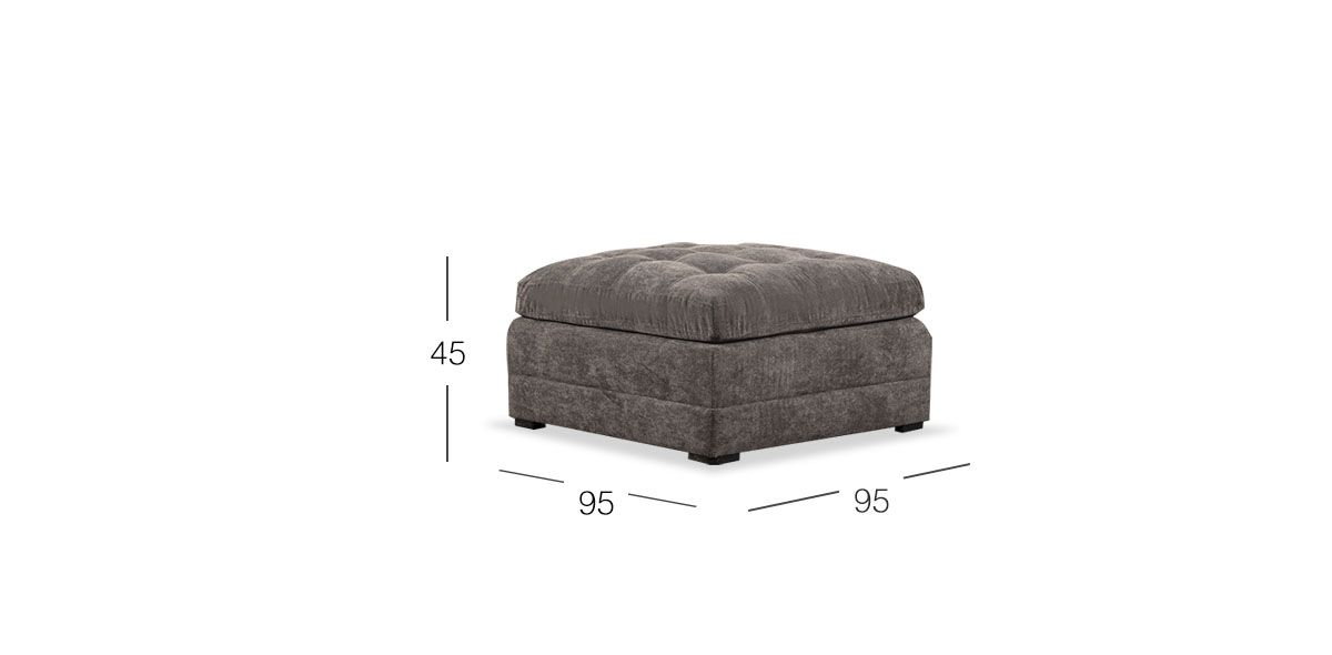 Ottoman Morrison Gris