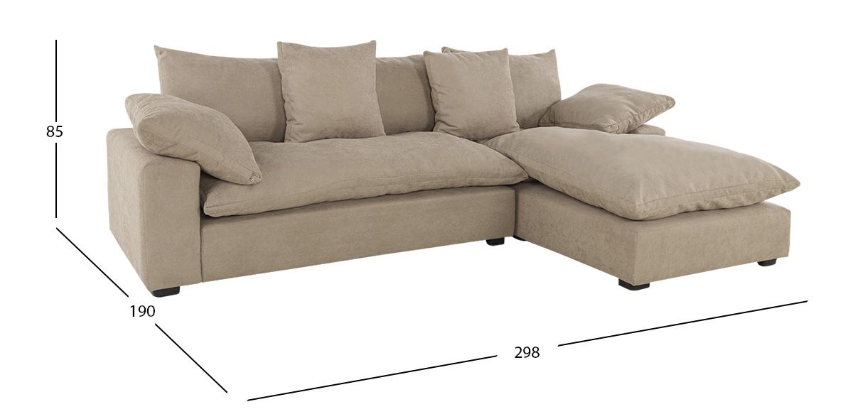 Sala Modular Derecha Cloud Beige
