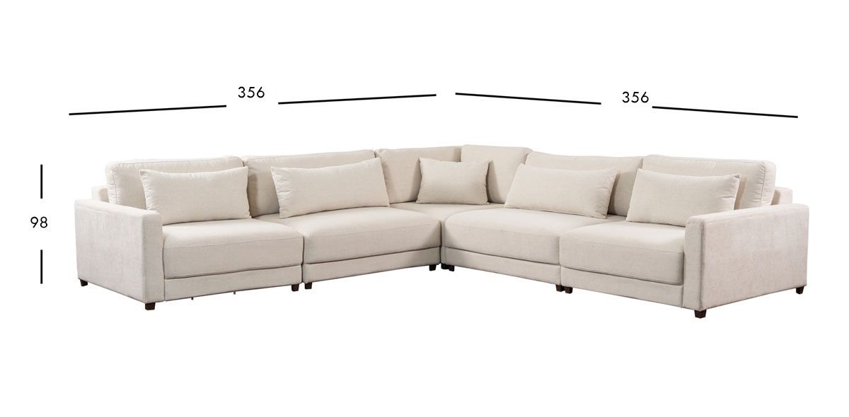 Sala Eland CL Blanco 5 Piezas