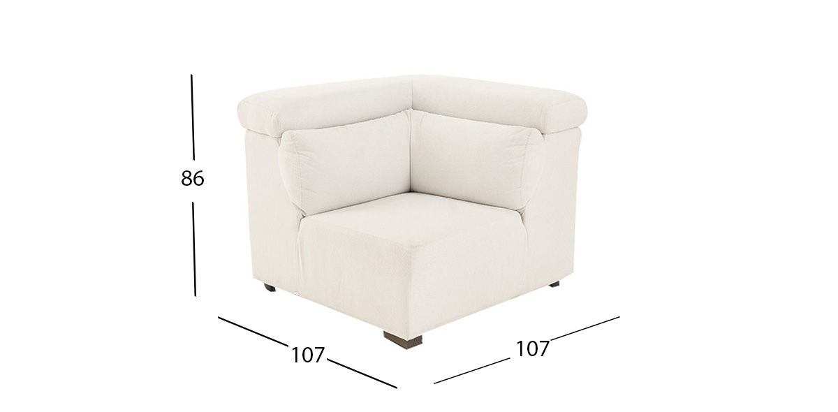 Sillón Esquinero Cloe CL Beige