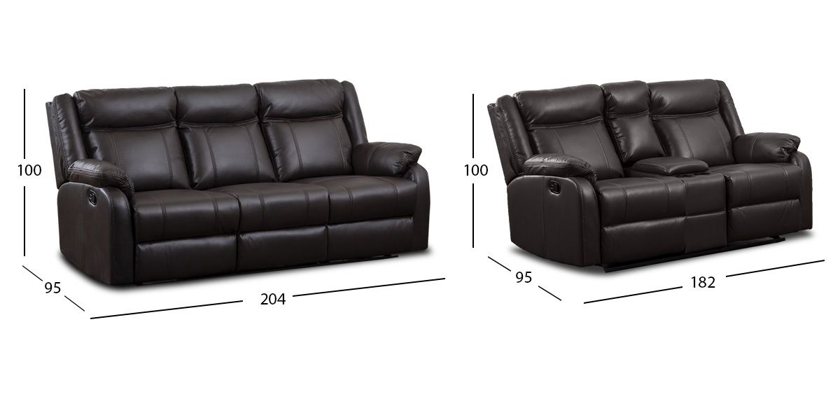 Sala Reclinable Wagner Choco