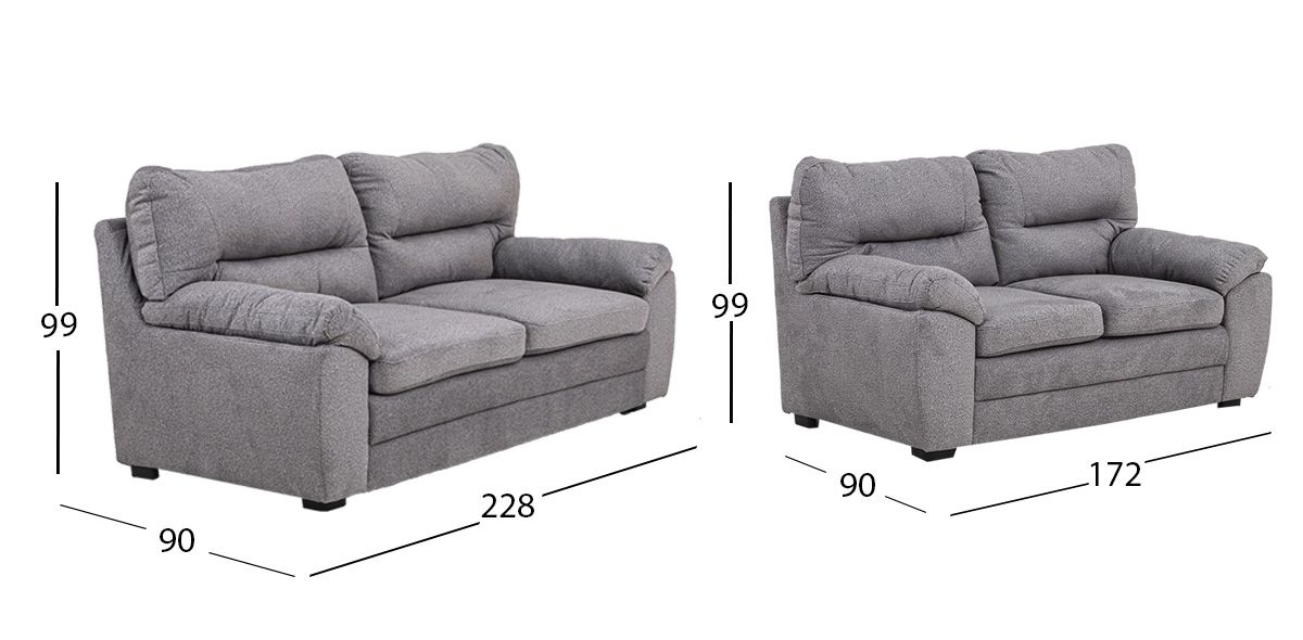 Sala Balam Gris Acero