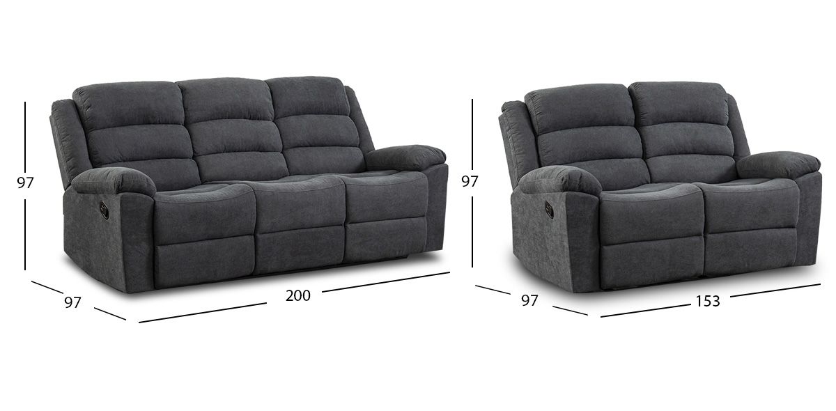 Sala Reclinable Dublín Gris