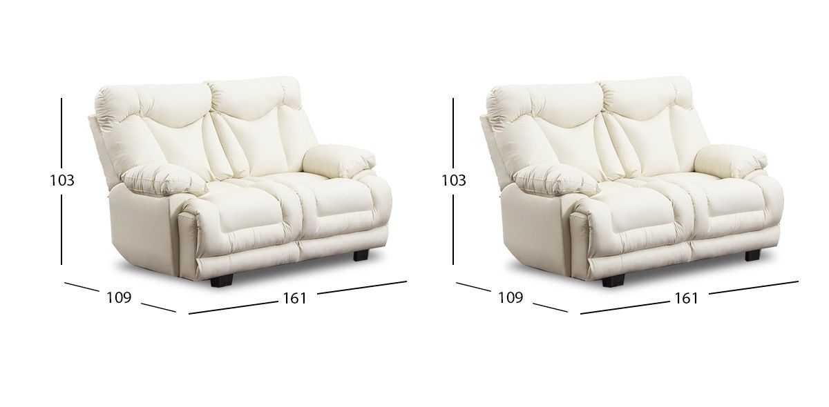 Sala Kralice Beige 2 Piezas