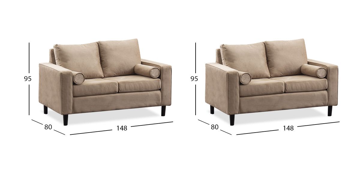 Sala Landmark Beige 2 Piezas