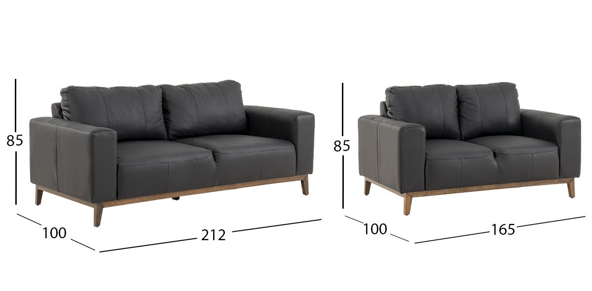 Sala Piel Littio Negro