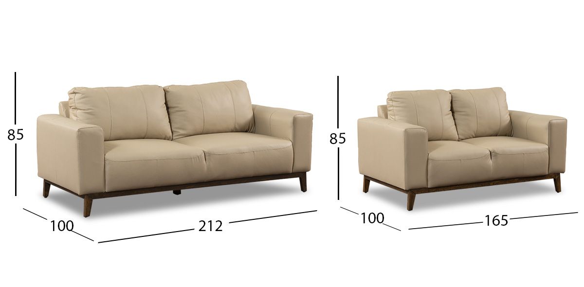 Sala Piel Littio Beige