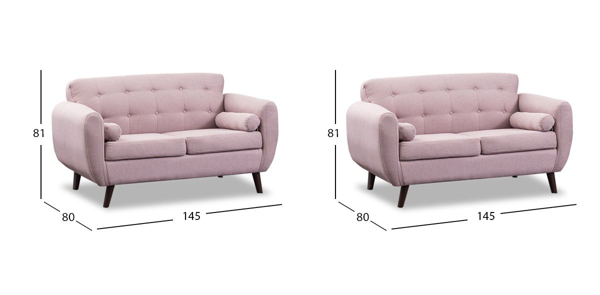 Sala Monet Rose 2 Piezas