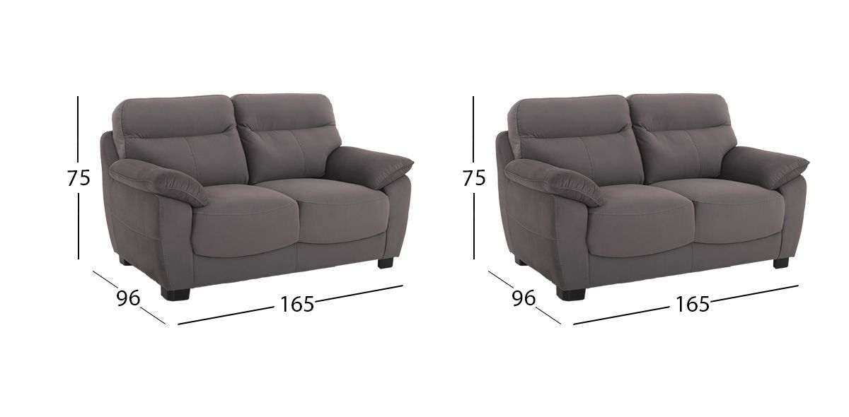 Sala Tour Gris (Boal) 2 Piezas 