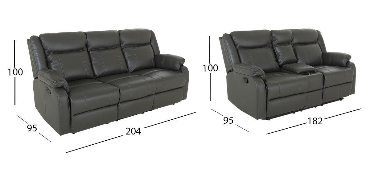 Sala Reclinable Wagner Gris