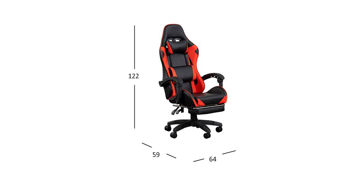 Silla Gamer Sparx Rojo