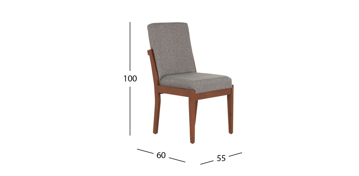 Silla Creta PL Gris Charcoal