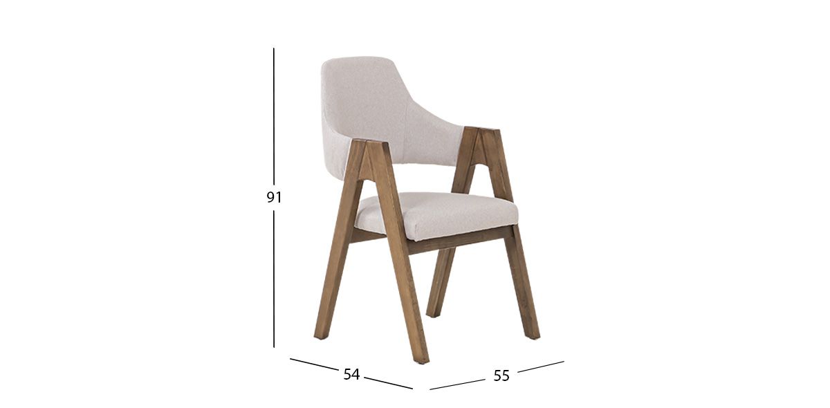 Silla Letonia Beige