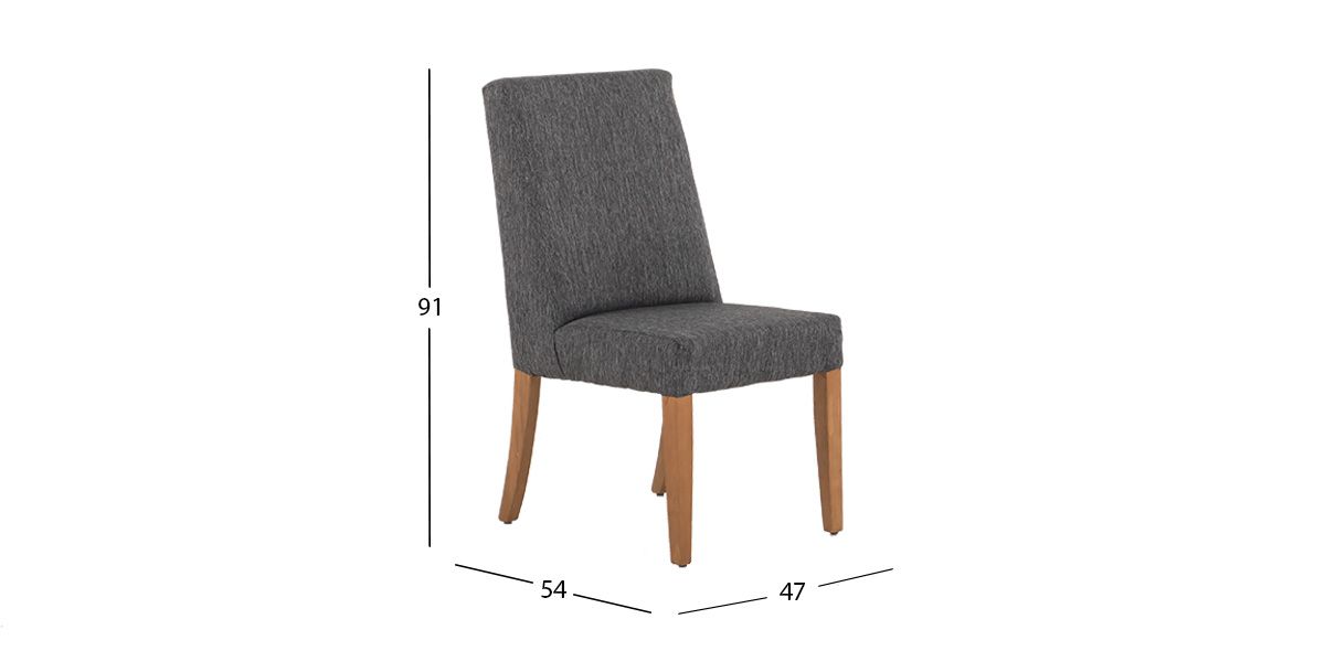 Silla Marbella Gris Oxford