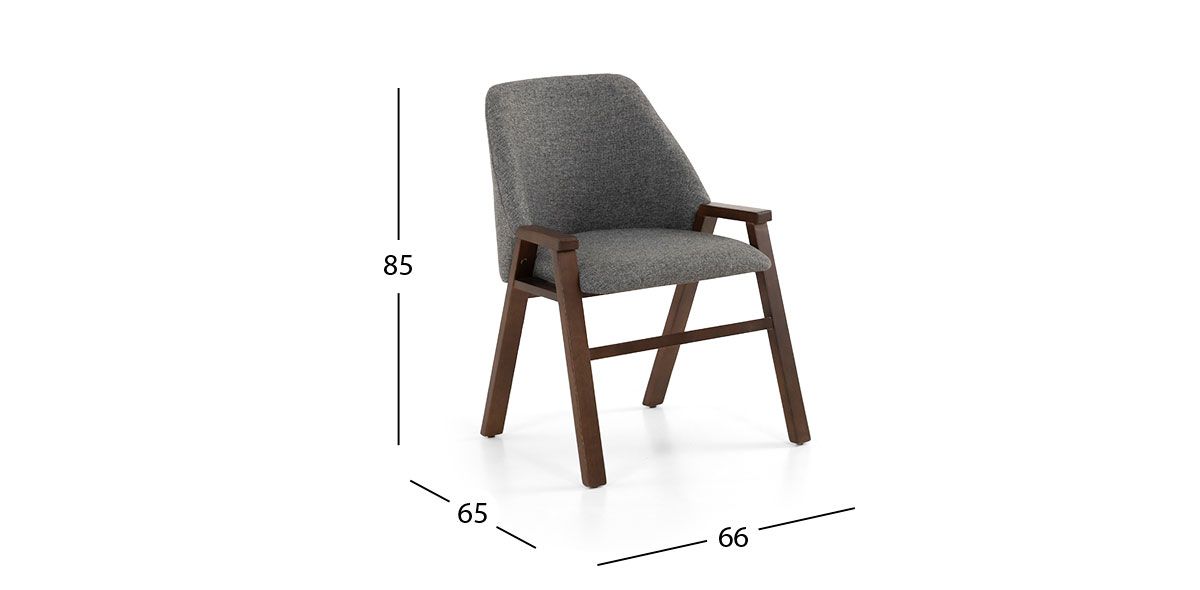 Silla Valenza PL Gris