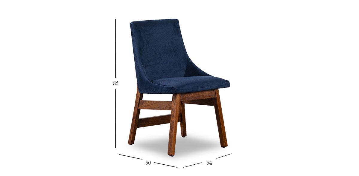 Silla Odette Azul Marino