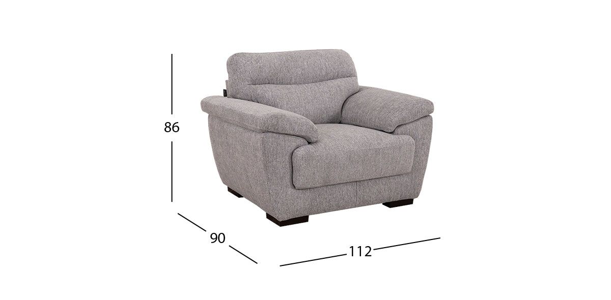 Sillón Baldi Promo Gris (Boal)