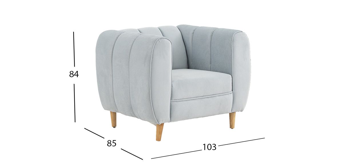 Sillón Castell Plata