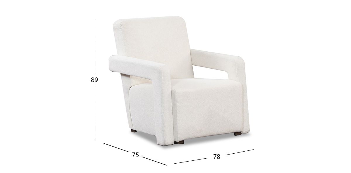 Sillón Ocasional Klepp Blanco