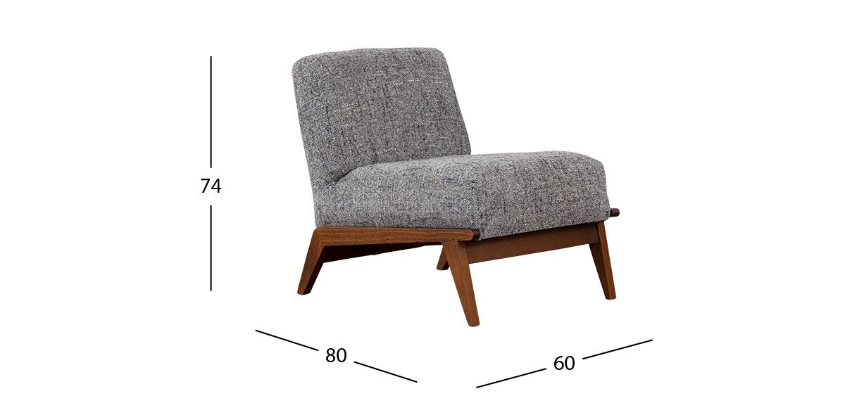 Sillón Ocasional Bruno CL Gris