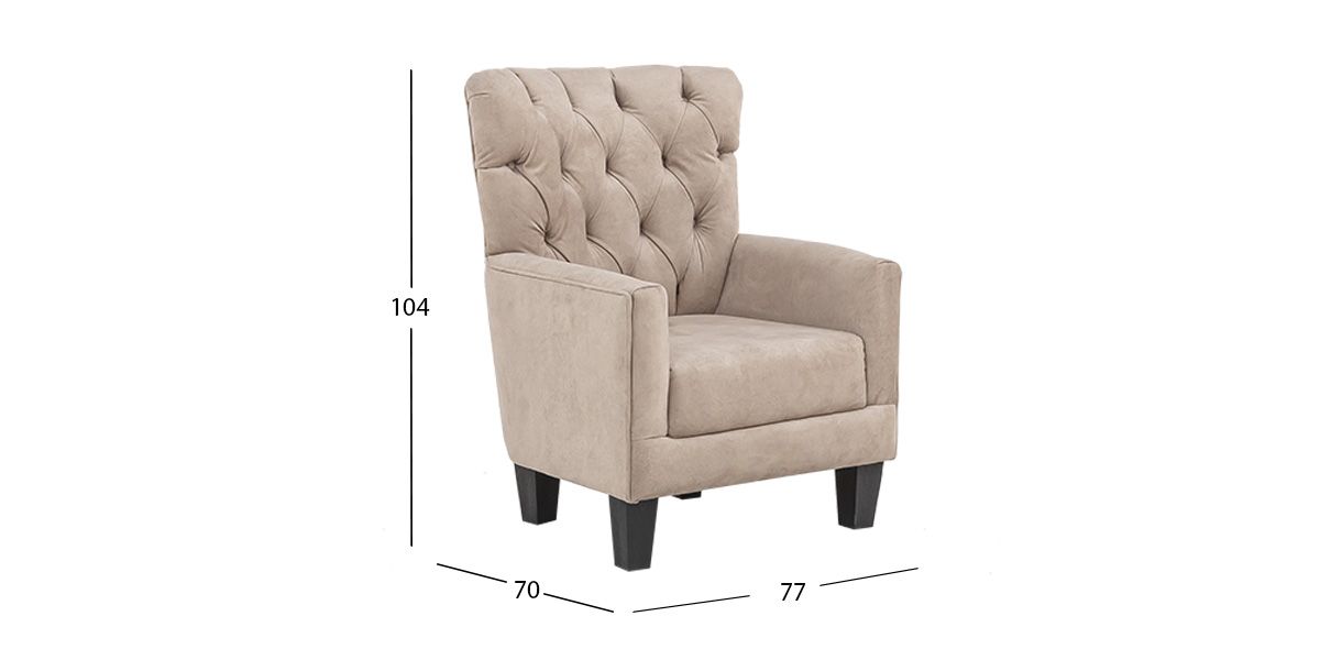 Sillón Ocasional Jeferson Beige