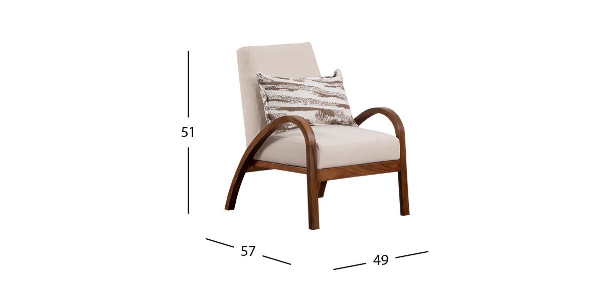 Sillón Ocasional Witt CL Beige