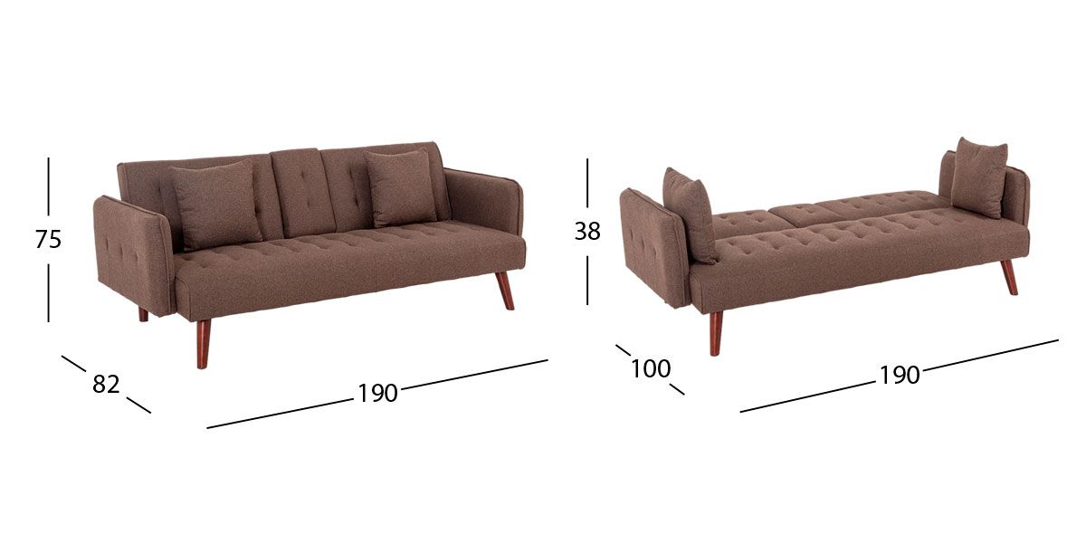 Sofá Cama Axis Café