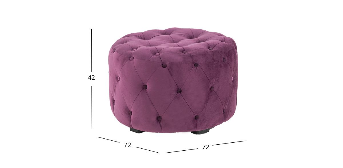 Taburete Bongo PL Morado