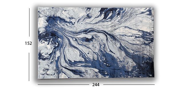 Tapete Decorativo Feisy Azul 1009C