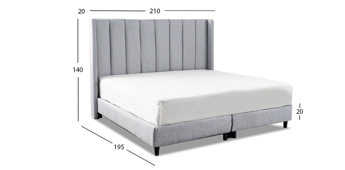 Cama King Size Merea Plata
