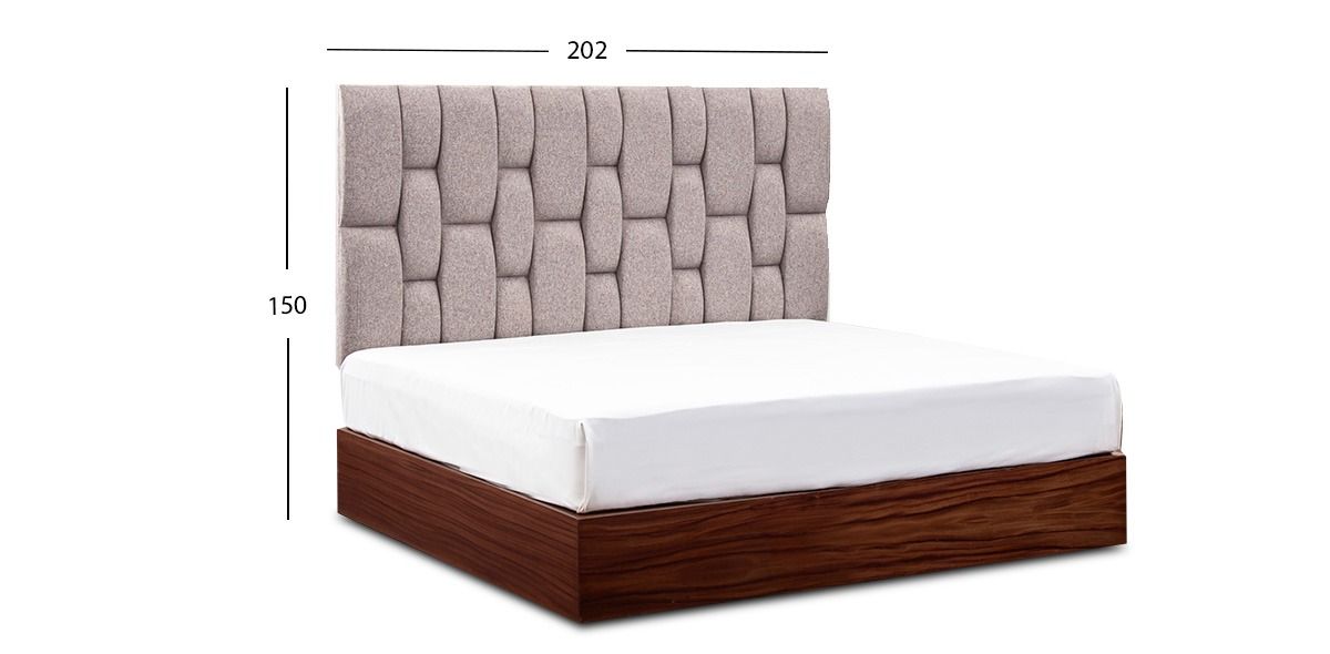 Cabecera King Size Romina Beige